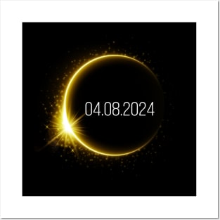 Total Solar Eclipse April 8 2024 men women kids Posters and Art